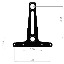 Spring Steel T-plate